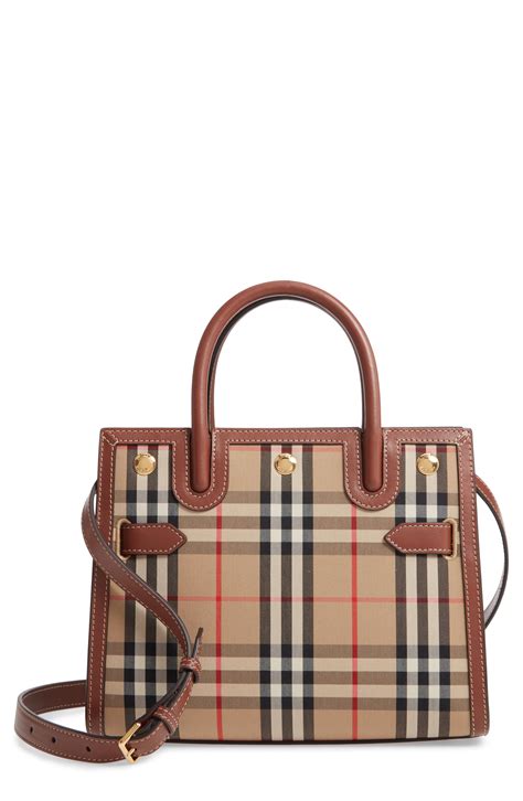 burberry flap bag|burberry leather check bag.